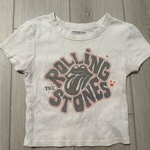 American Eagle Outfitters Gray Graphic Kids Tee
